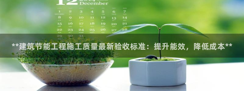 E尊国际：**建筑节能工程施工质量最新验收标准：提升能效，降低成本**