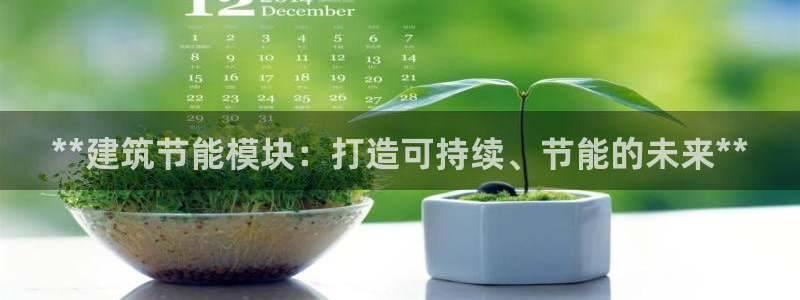 e尊国际官网·网址：**建筑节能模块：打造可持续、节能的未来**