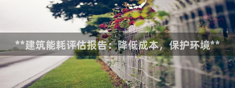 e尊国际是个黑网：**建筑能耗评估报告：降低成本，保护环境**