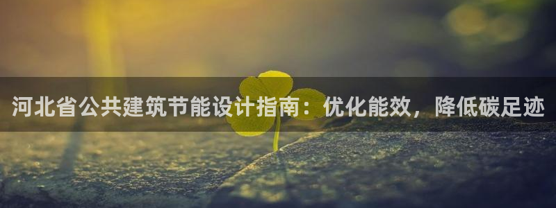e尊国际是个黑网：河北省公共建筑节能设计指南：优化能效，降低碳足迹