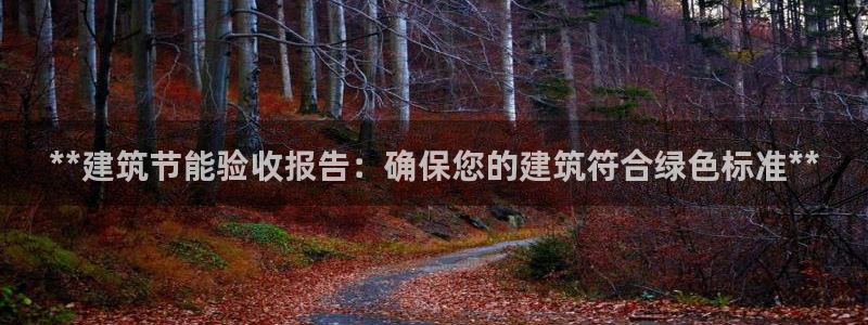 e尊电竞：**建筑节能验收报告：确保您的建筑符合绿色标准**