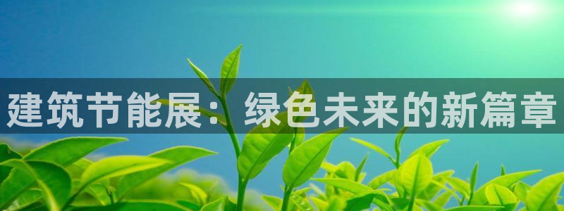 尊亿游戏国际官网：建筑节能展：绿色未来的新篇章