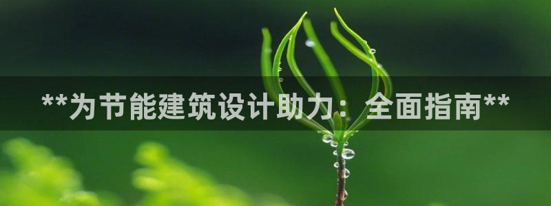 e尊国际的手机登录网站：**为节能建筑设计助力：全面指南**