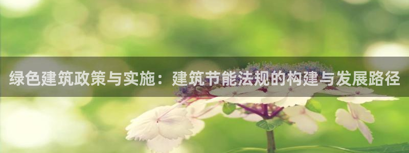 e尊国际娱乐官网地址：绿色建筑政策与实施：建筑节能法规的构建与发展路径