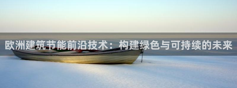 e尊国际客户端下载：欧洲建筑节能前沿技术：构建绿色与可持续的未来
