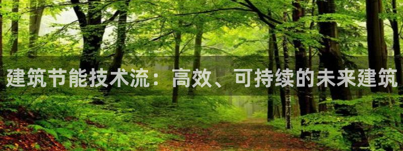 e尊国际-e尊国际官网：建筑节能技术流：高效、可持续的未来建筑