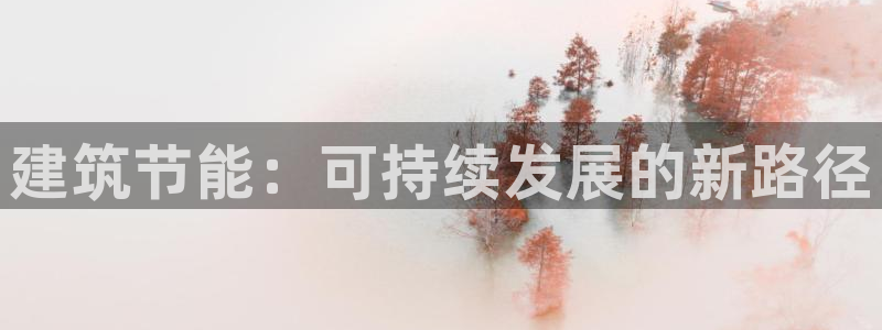 e尊国际的手机登录网站：建筑节能：可持续发展的新路径